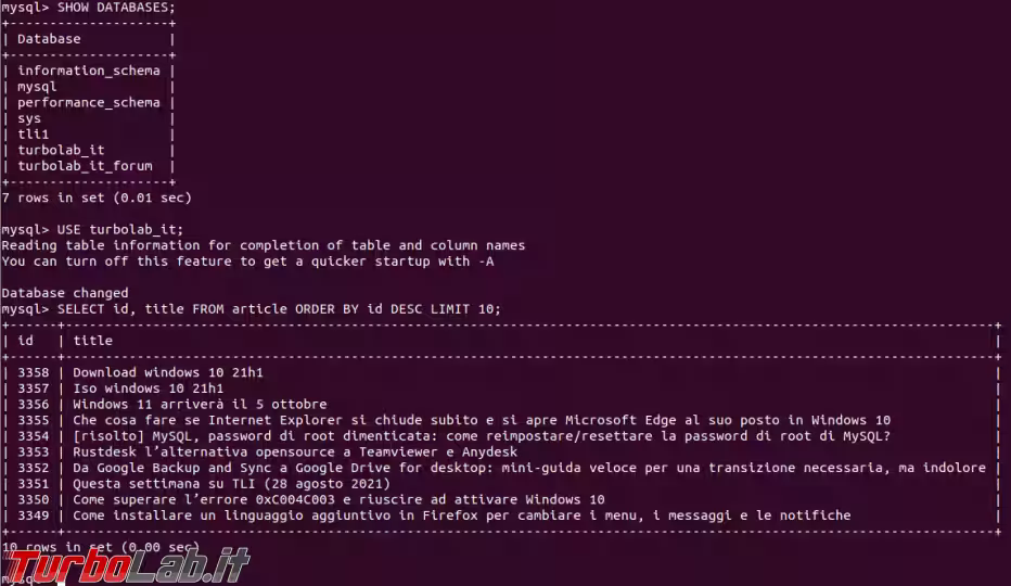 Immagine 13 mysql use select
