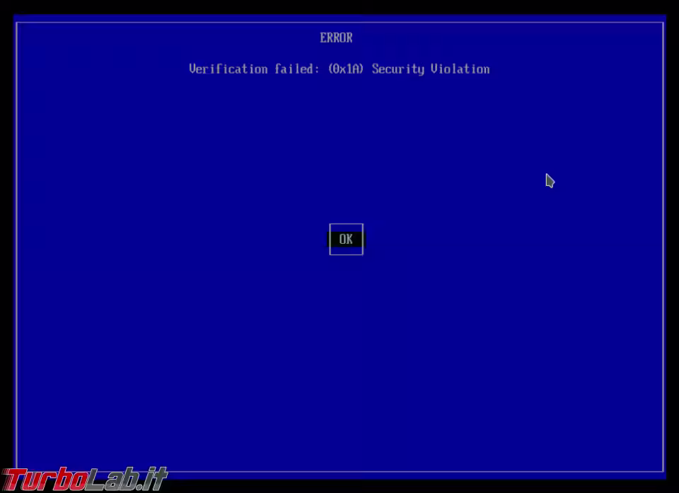 Immagine 2 secureboot_errore