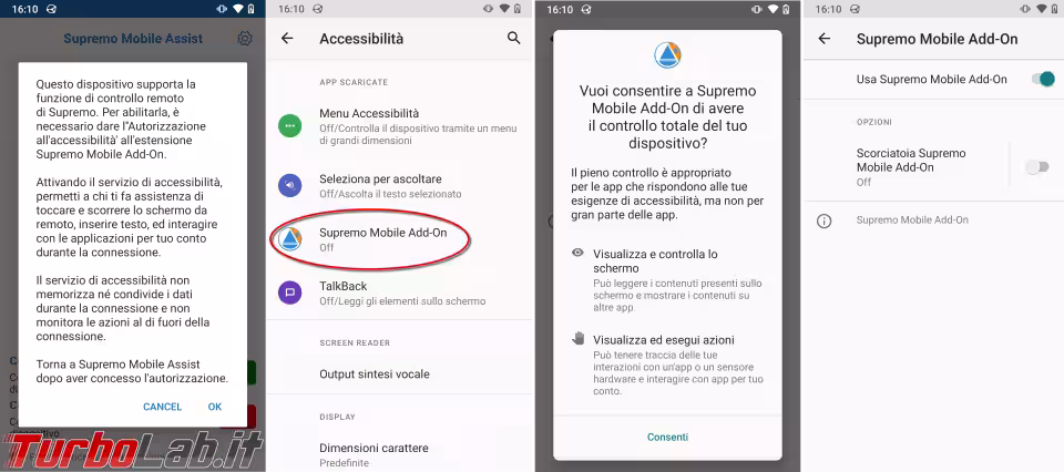 Immagine 4 Supremo Mobile Assist APP Accessibilità