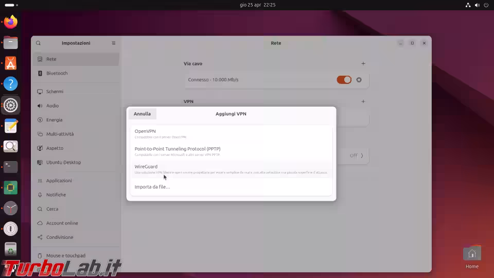 Immagine 23 ubuntu 24.04 wireguard