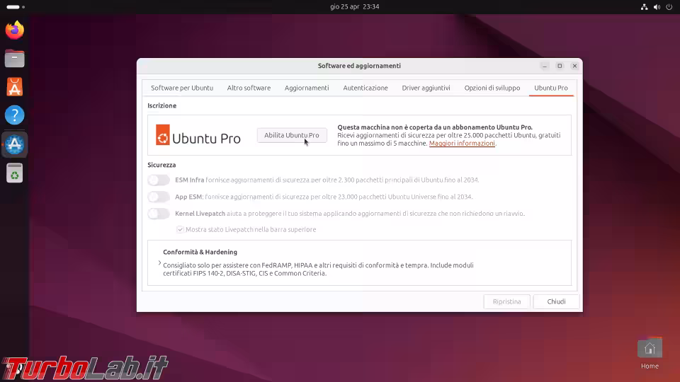 Immagine 2 ubuntu pro
