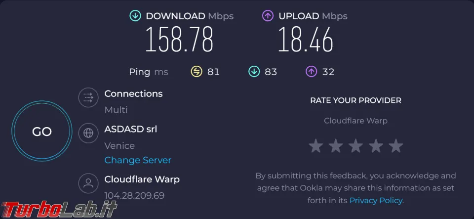 Immagine 3 warp_speedtest Immagine 3 warp_speedtest