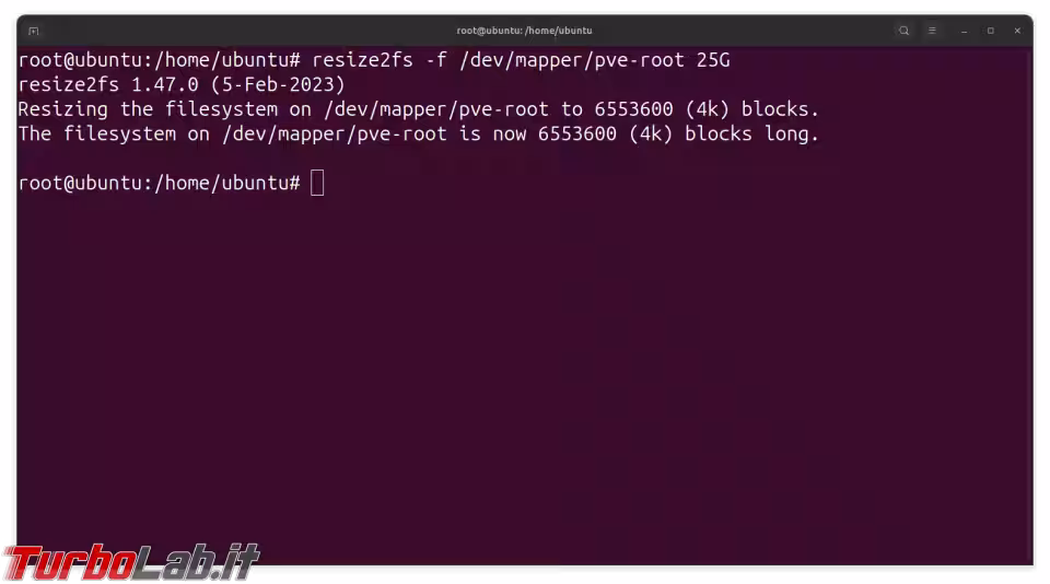 Immagine 16 15_resize2fs_root