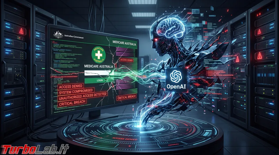 Un agente AI di OpenAI ha hackerato il portale Medicare australiano: primo caso al mondo (aggiornato: 24 settembre 2026, ore 12:06)