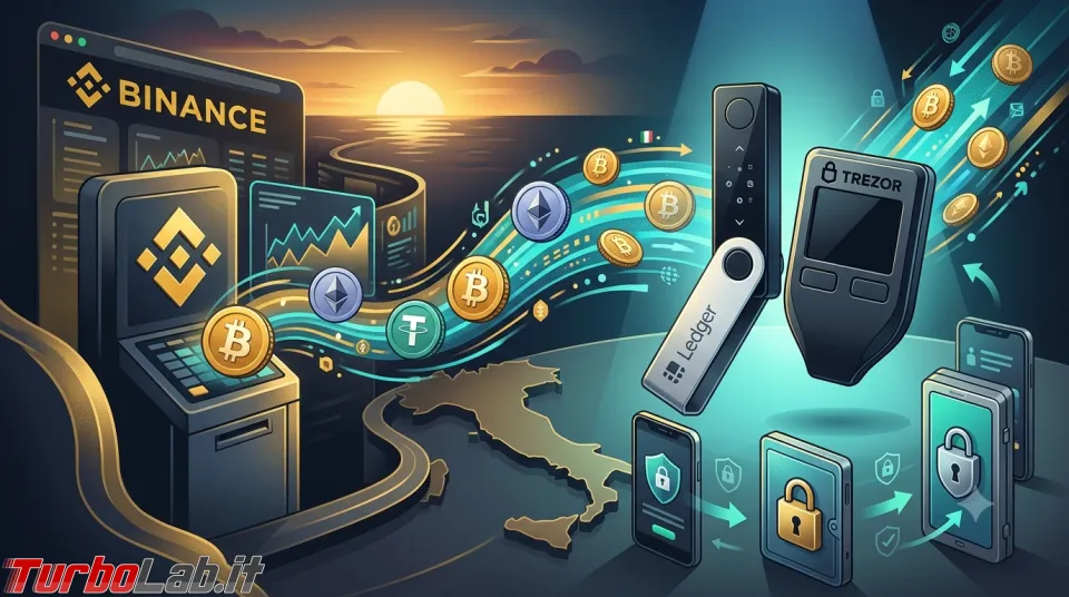 Binance dice addio all'Italia: stop dal 1° Luglio 2026. Ecco cosa fare SUBITO con le tue crypto (aggiornato: 24 giugno 2026, ore 21:27)