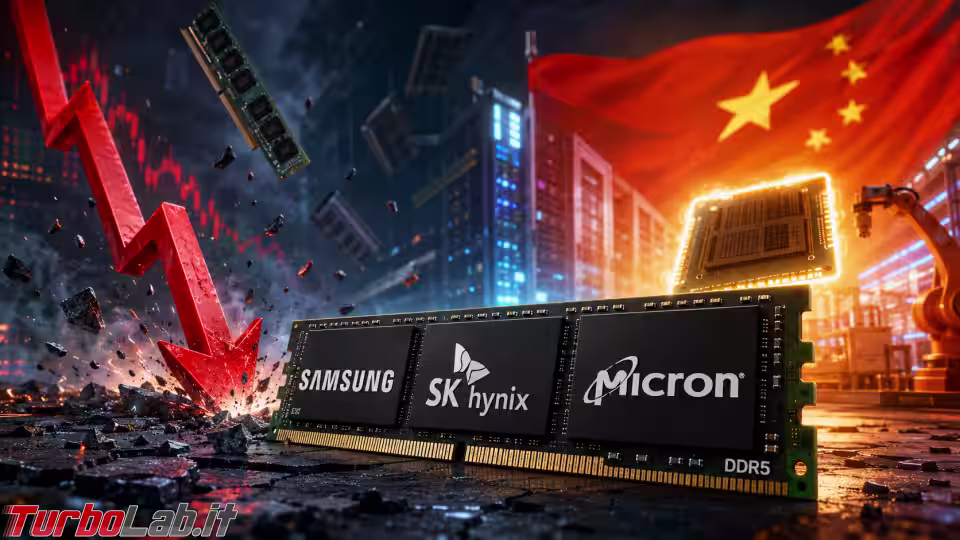 Prezzi RAM ancora fuori controllo, ma l'ex dirigente Samsung avverte: la Cina può farli crollare entro il 2027 (aggiornato: 19 maggio 2026, ore 23:24)