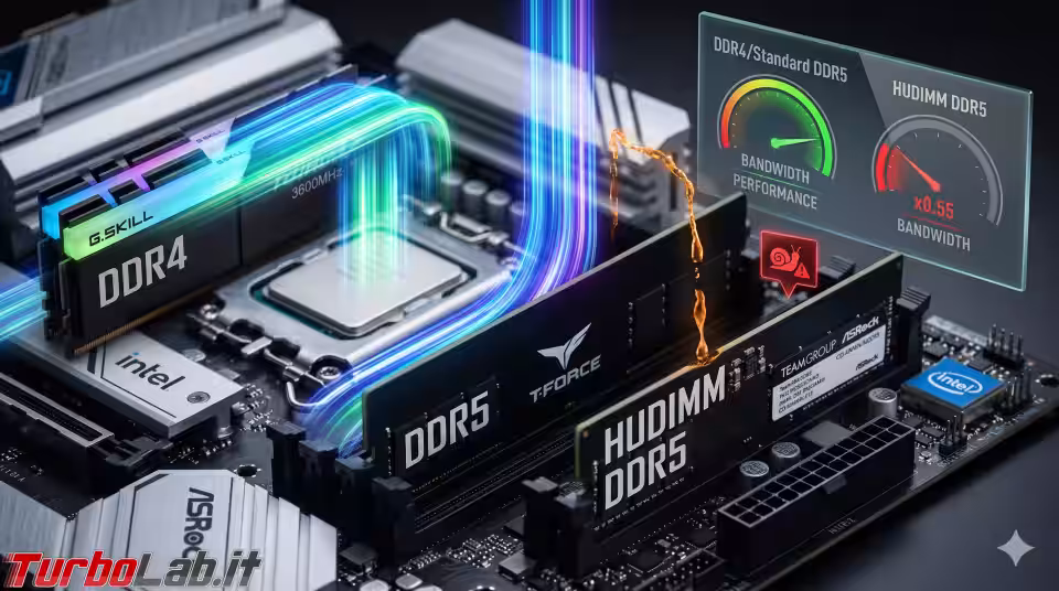 Attenti a HUDIMM e HSODIMM: è DDR5 economica, ma è più lenta della vecchia DDR4 (aggiornato: 21 aprile 2026, ore 23:03)