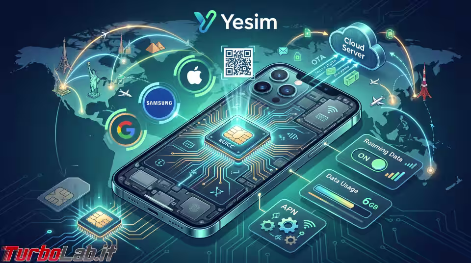 Come funziona una eSIM Yesim: guida tecnica all'attivazione e alla gestione dei dati all'estero (aggiornato: 28 agosto 2026, ore 14:37)