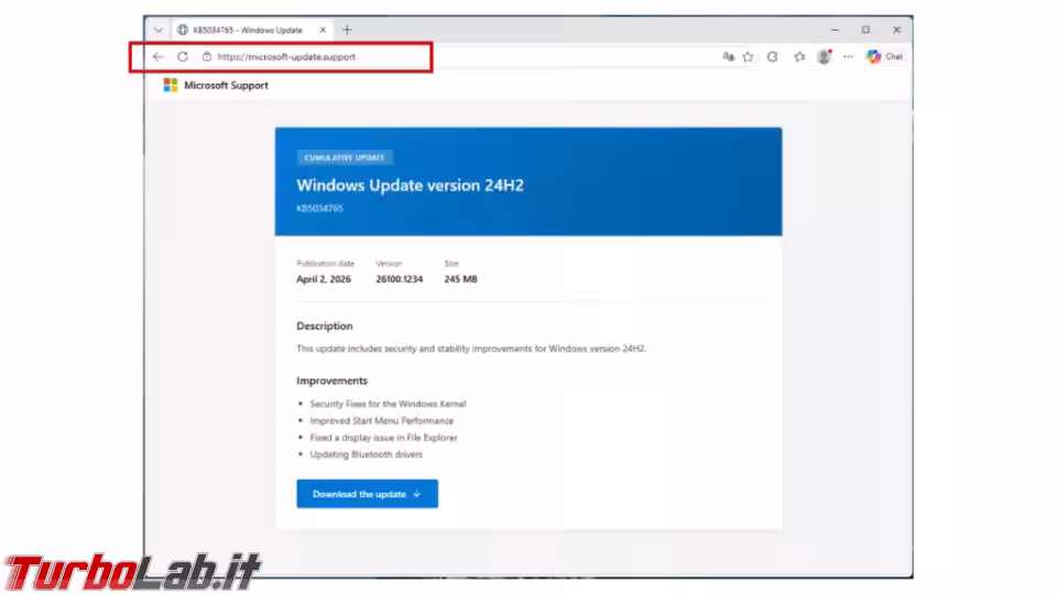 Falso aggiornamento Windows 11 24H2 ruba password: 0 rilevamenti su 69 antivirus (aggiornato: 14 aprile 2026, ore 14:33)