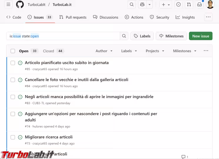 Immagine 4 github-issues-list