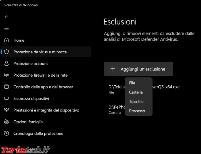 Come aggiungere più velocemente file e cartelle alla lista esclusioni di Microsoft Defender (aggiornato: dicembre 2025)