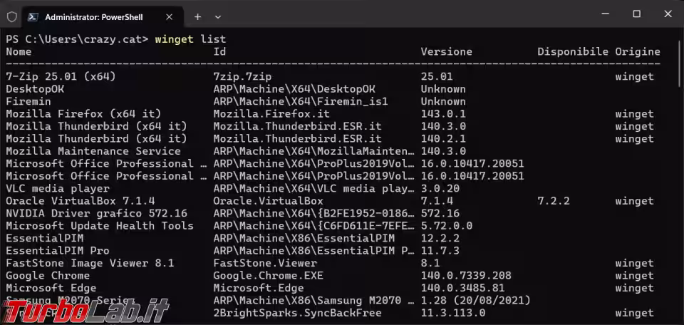Come utilizzare Winget per installare, aggiornare e disinstallare i programmi dalla linea di comando (aggiornato: settembre 2025)