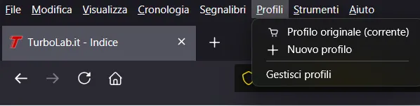 Come eliminare la voce Profili dalla barra dei menu di Firefox (aggiornato: novembre 2025)