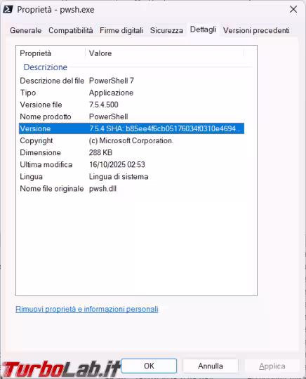 Come ottenere informazioni sulla versione di un programma eseguibile (aggiornato: novembre 2025)