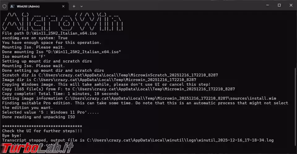 Come utilizzare lo script Winutil di Chris Titus per creare una immagine iso di Windows personalizzata (aggiornato: dicembre 2025)
