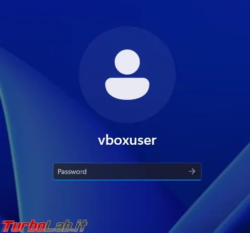 Cosa fare quando Virtualbox vi chiede una password, mai impostata, per accedere alla macchina virtuale (aggiornato: febbraio 2026)