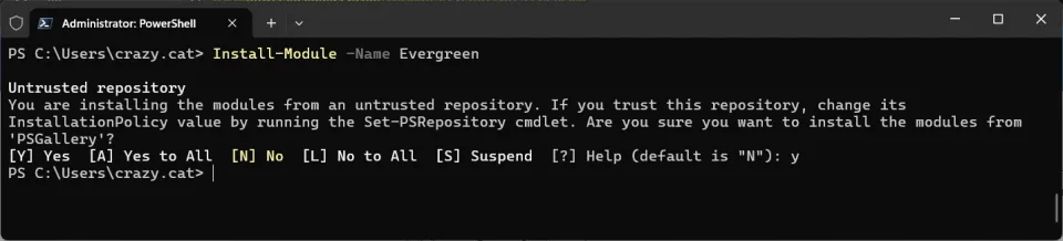 Come rendere sicuri (trusted) i repository di Powershell, crearne dei nuovi anche locali nel computer (aggiornato: febbraio 2026)