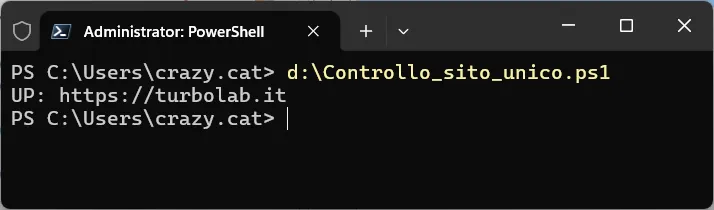 Come controllare se un sito è up o down tramite Powershell (aggiornato: luglio 2026)
