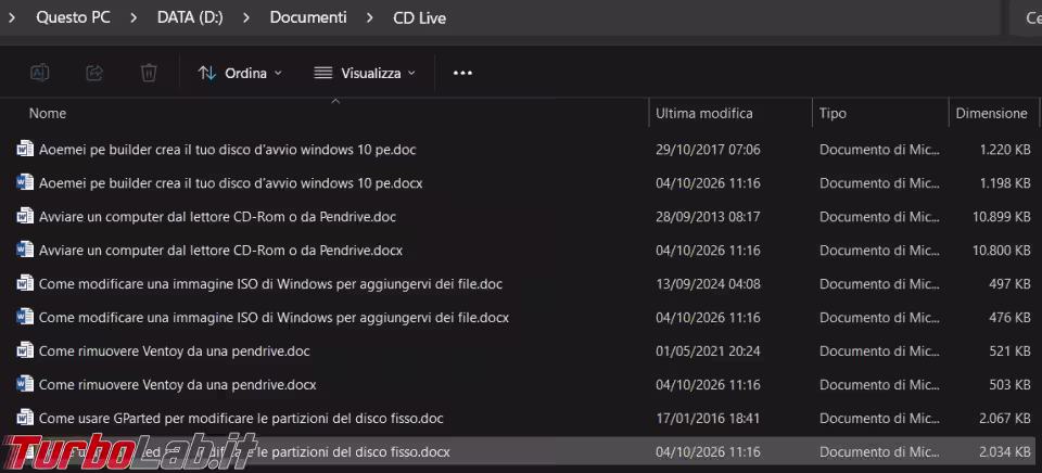 Come convertire (molti) file .DOC in .DOCX (aggiornato: ottobre 2026)