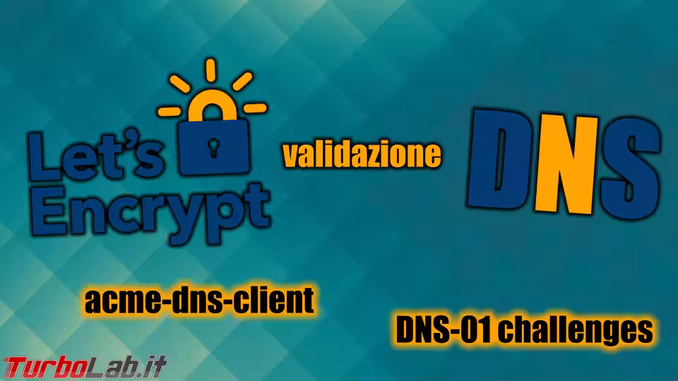 Immagine 4 lets encrypt validazione dns