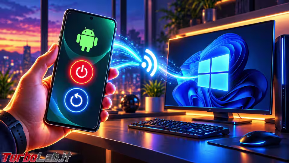 Ora il tuo smartphone Android può spegnere o riavviare il PC Windows (aggiornato: 16 ottobre 2026, ore 00:47)