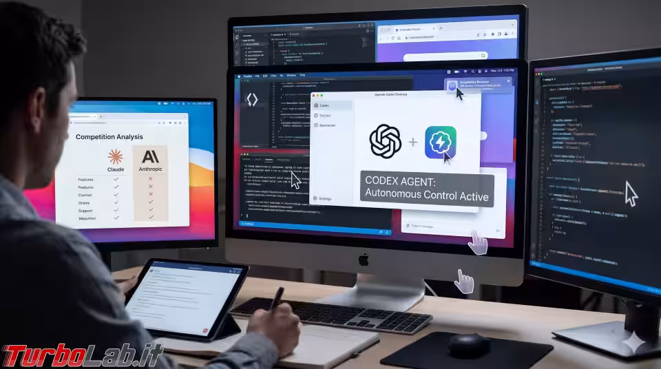 Nuova versione di OpenAI Codex Desktop: controllo del computer, memoria e browser proprietario per sfidare Claude Code (aggiornato: 17 aprile 2026, ore 08:24)