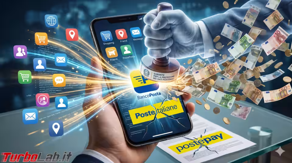 Multa a Poste Italiane per 12,5 milioni di euro: le app BancoPosta e Postepay raccoglievano dati dagli smartphone (aggiornato: 21 aprile 2026, ore 08:01)