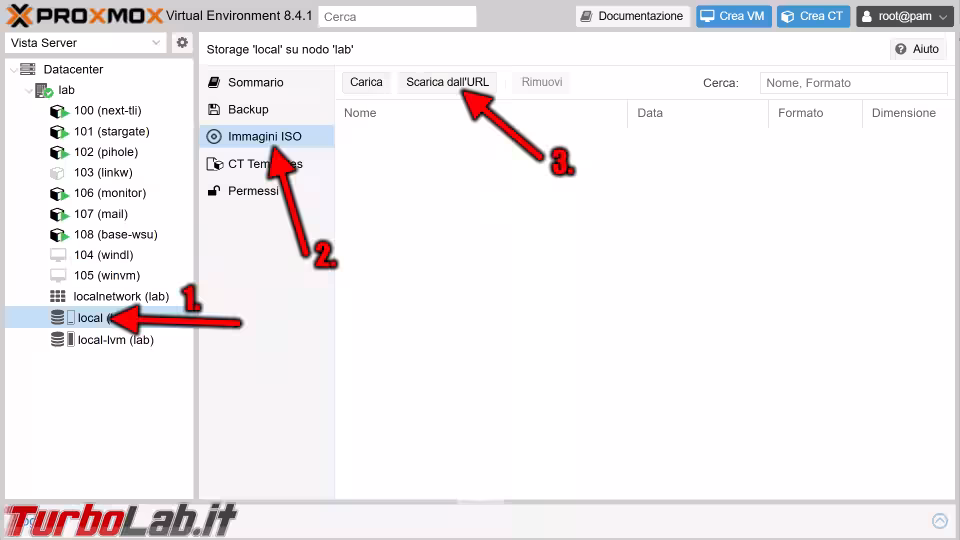 Immagine 5 proxmox download iso