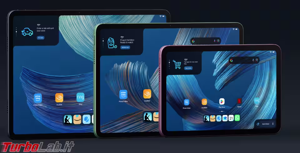Amazon Alexa Tablet: arrivano Android 16 e Google Play Store, addio a Fire OS (aggiornato: 9 ottobre 2026, ore 07:07)