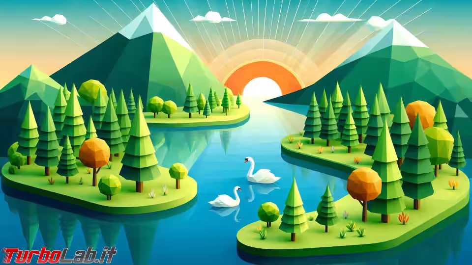 Immagine 4 swans-clipart
