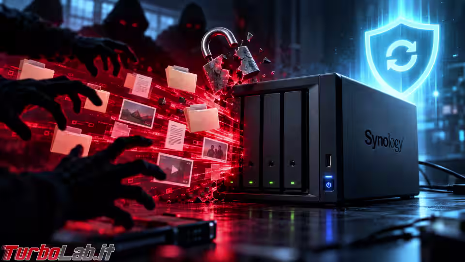 Il tuo NAS Synology è in pericolo: due falle critiche consentono a tutti di accedere ai file, senza password. Patch già disponibile (aggiornato: 19 settembre 2026, ore 09:01)