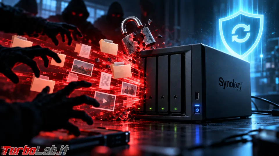 Il tuo NAS Synology è in pericolo: due falle critiche consentono a tutti di accedere ai file, senza password. Patch già disponibile (aggiornato: 19 settembre 2026, ore 09:01)