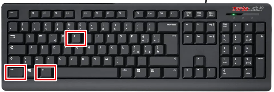 Immagine 2 tastiera keyboard ctrl+alt+T Immagine 2 tastiera keyboard ctrl+alt+T