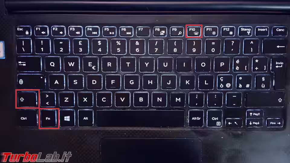 Immagine 4 tastiera keyboard shift+f10+fn notebook