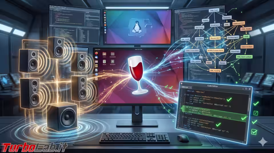 Disponibile Wine 11.7: audio 7.1 in DirectSound, fix VBScript e riscrittura MSXML (aggiornato: 22 aprile 2026, ore 08:07)