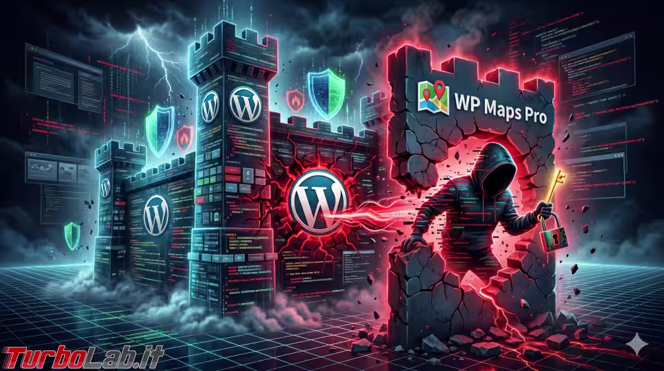 Siti WordPress in pericolo: vulnerabilità in WP Maps Pro permette a tutti di accedere come amministratore (aggiornato: 1 giugno 2026, ore 08:06)