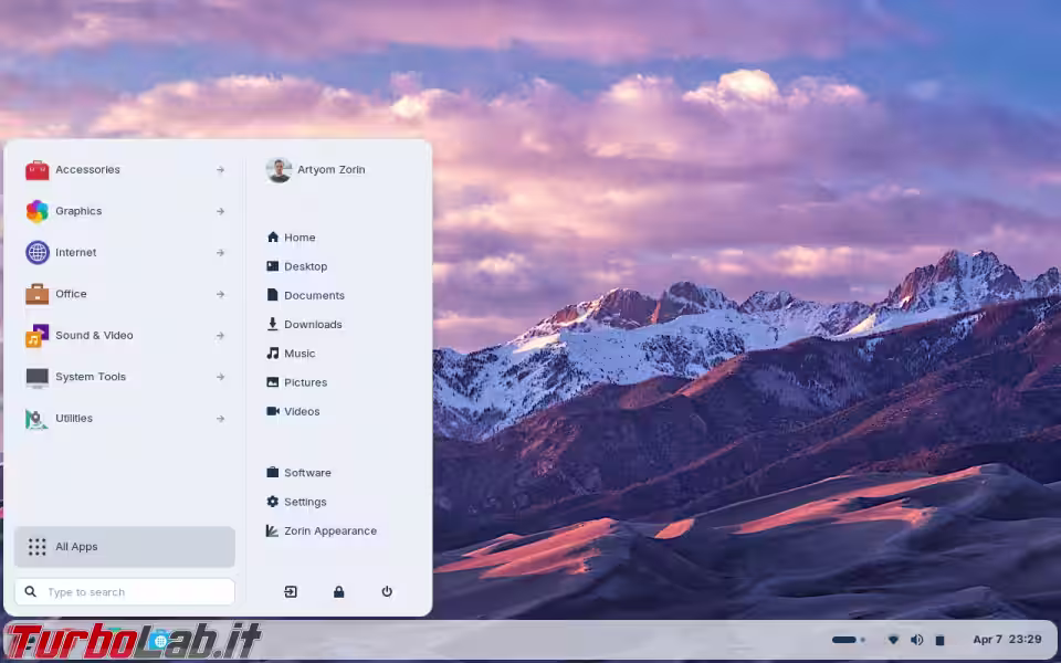 Immagine 2 zorin-os-18.1-desktop