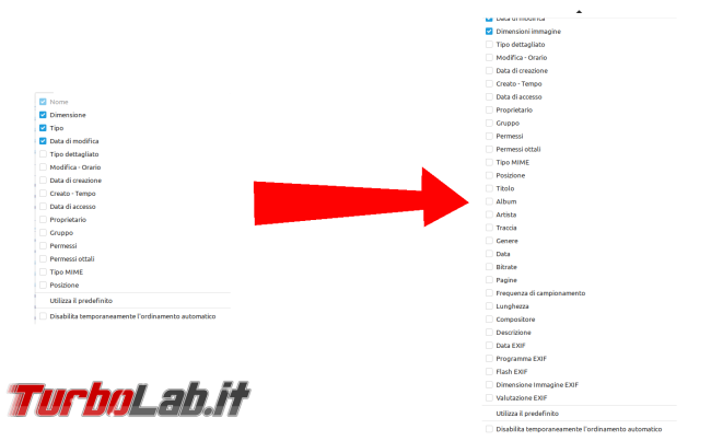 [Linux Mint] Aggiungere colonne contenenti metadati proprietà file gestore file