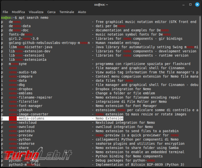 [Linux Mint] Aggiungere colonne contenenti metadati proprietà file gestore file