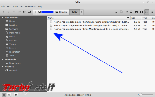 Linux Mint Cinnamon: personalizzare icona generica file - Generic icons for eml files